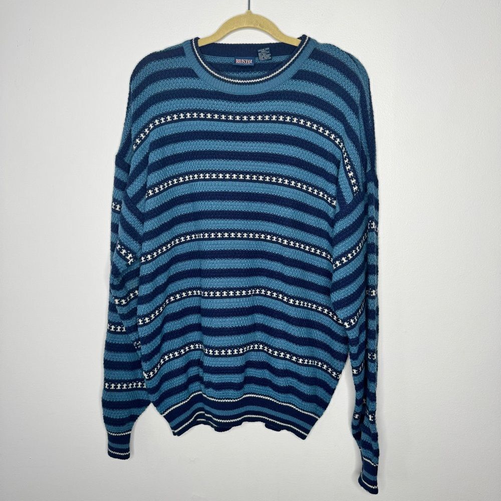 Bristol Blues vintage sweater size XL